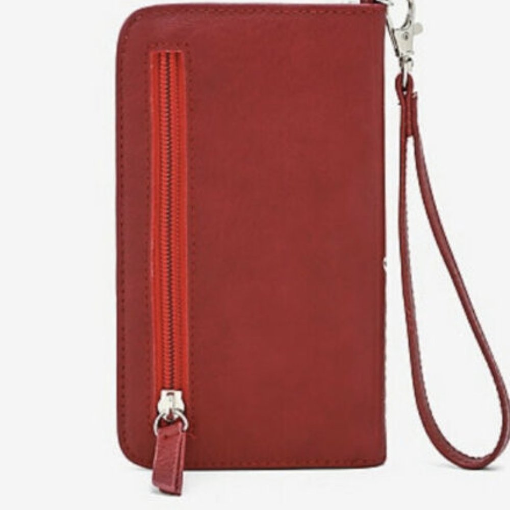 Beetlejuice Handbook For The Recently Deceased Wallet Tech Wristlet By Bioworld - Picture 2 of 3